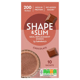 Sainsbury's Shape &amp;amp; Slim Meal Replacement Shakes Chocolate 10x 29g (290g)