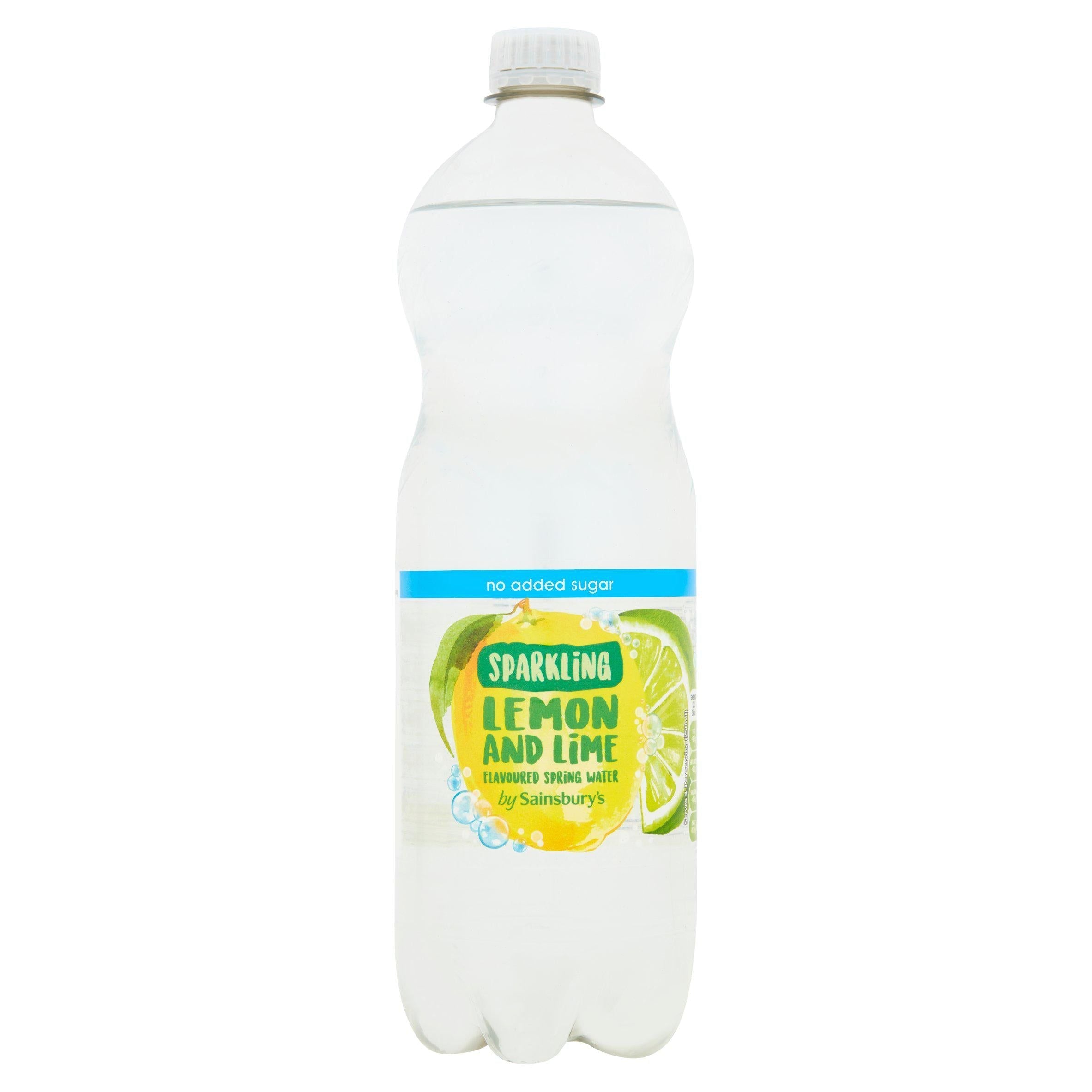 Sainsbury's Sparkling Flavoured Water, Lemon &amp;amp; Lime 1L
