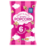 Sainsbury's Sweet &amp;amp; Salty Butterfly Popcorn 6x14g