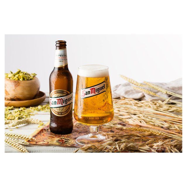 San Miguel Premium Lager Beer Chilled To Your Door Bottles   18 x 330ml