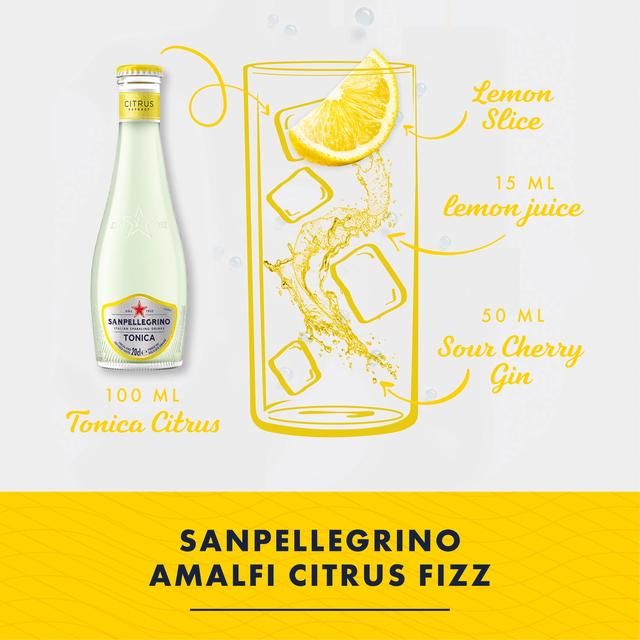 San Pellegrino Citrus Tonic Water Glass   4 x 200ml