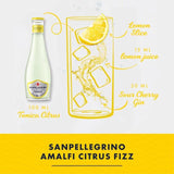 San Pellegrino Citrus Tonic Water Glass   4 x 200ml