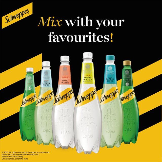 Schweppes Slimline Bitter Lemon   1L