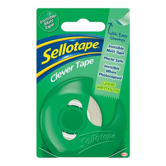 Sellotape Clever 18mm Dispenser   15m