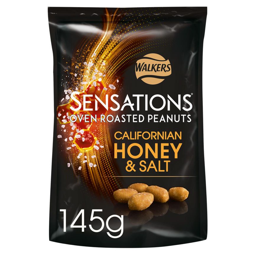 Sensations Honey &amp;amp; Salt Roasted Sharing Peanuts 145g