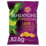Sensations Lime &amp;amp; Coriander Chutney Sharing Poppadoms 82.5g