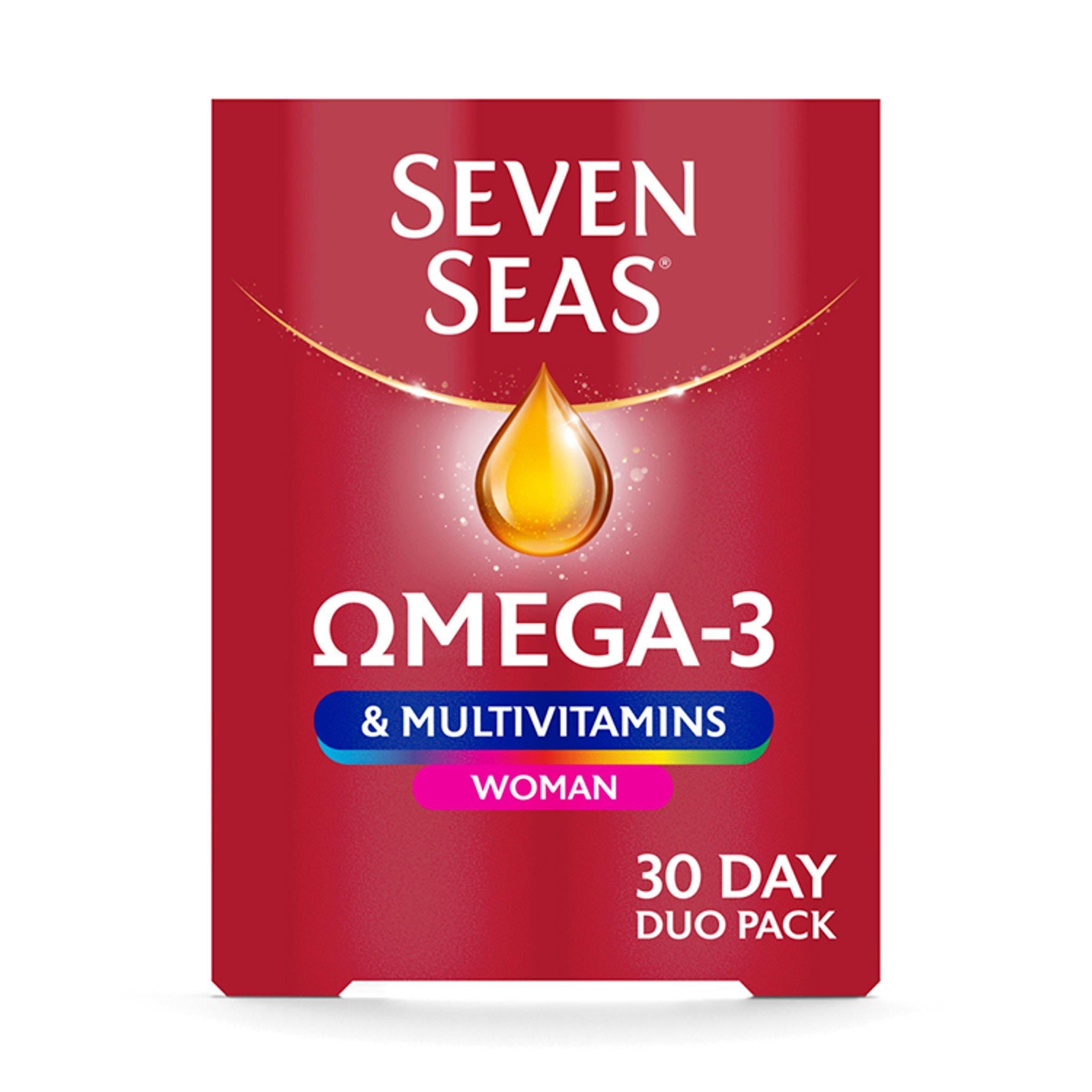 Seven Seas Omega 3 &amp;amp; Multivitamins Woman 30 Day Duo Pack x60