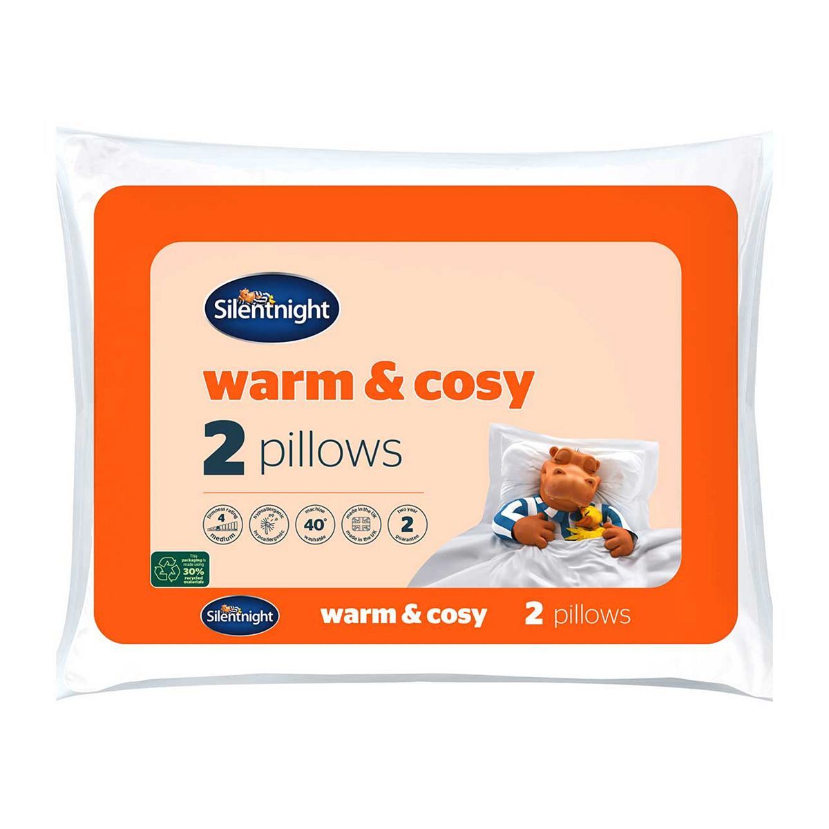 Silentnight Warm &amp;amp; Cosy Pillow Pair