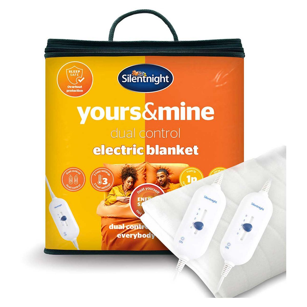 Silentnight Yours &amp;amp; Mine Electric Blanket Double