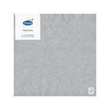 Silver Paper Napkins   20 per pack