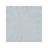 Silver Paper Napkins   20 per pack