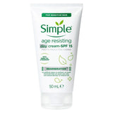 Simple Age Resisting Cream Moisturiser SPF 15    50ml