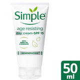 Simple Age Resisting Cream Moisturiser SPF 15    50ml
