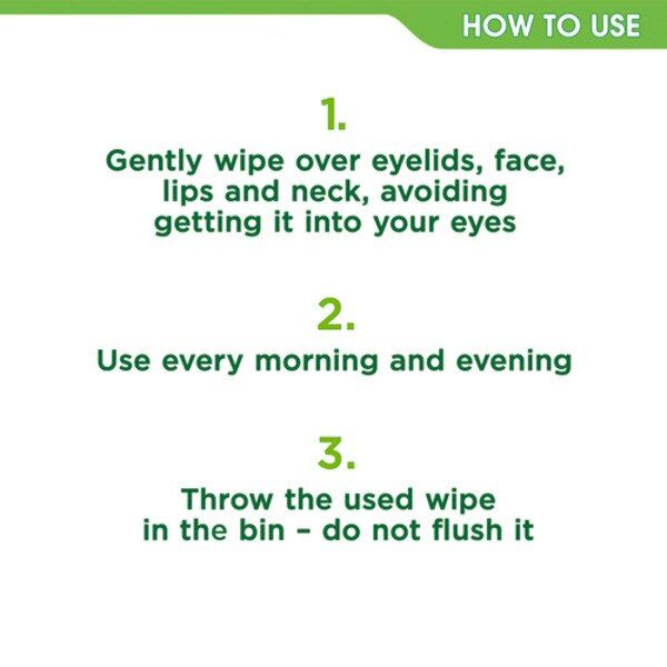 Simple Kind to Skin Biodegradable Exfoliating Wipes 20pc