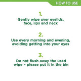 Simple Kind to Skin Biodegradable Face Wipes   2 x 25 per pack