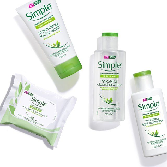 Simple Kind to Skin Eye Make Up Remover Pads   30 per pack