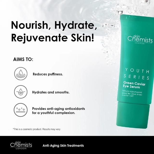 SkinChemists Youth Series Green Caviar Eye Serum   15ml