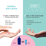 Skinnies Looks Tinted SPF 30 Medium BB Cream Vegan   75ml