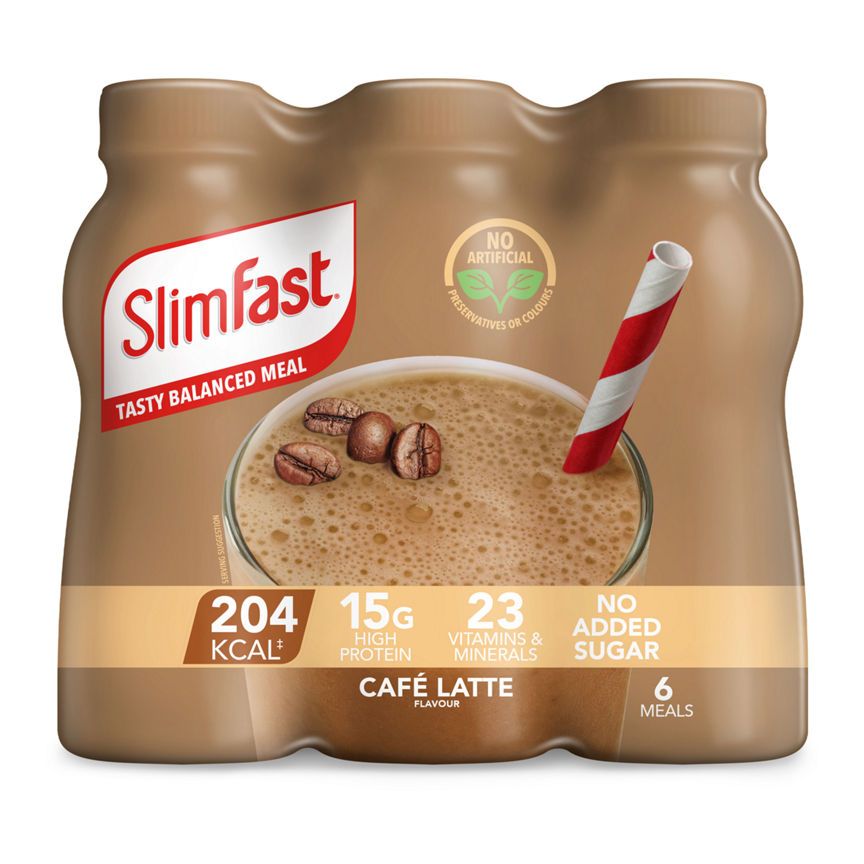 SlimFast Caf&amp;eacute; Latte Flavour Shakes