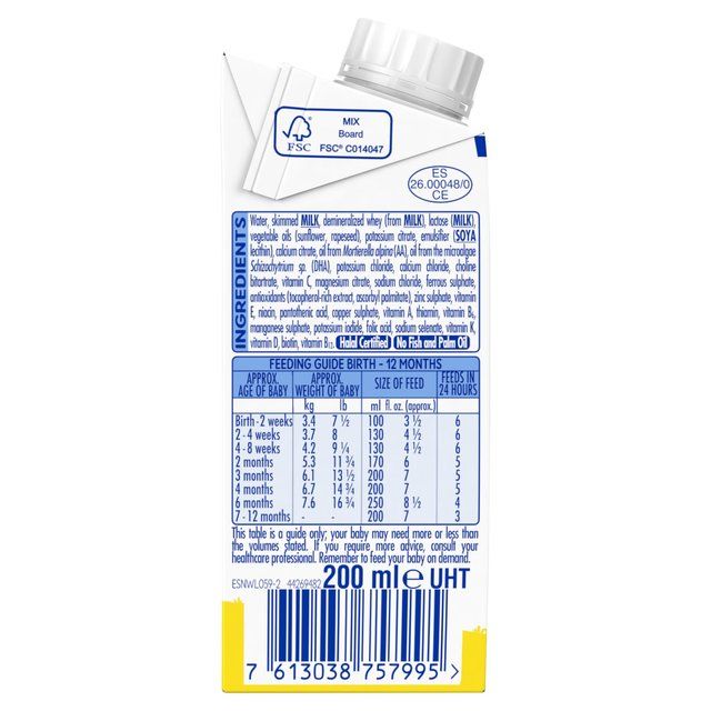 SMA Little Steps First Infant Milk From Birth   200ml