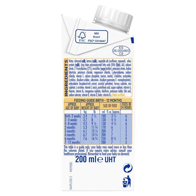 SMA Pro First Infant Milk From Birth   200ml