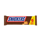 Snickers Caramel Nougat Peanuts &amp;amp; Milk Chocolate Snack Bars Multipack   9 x 35.5g