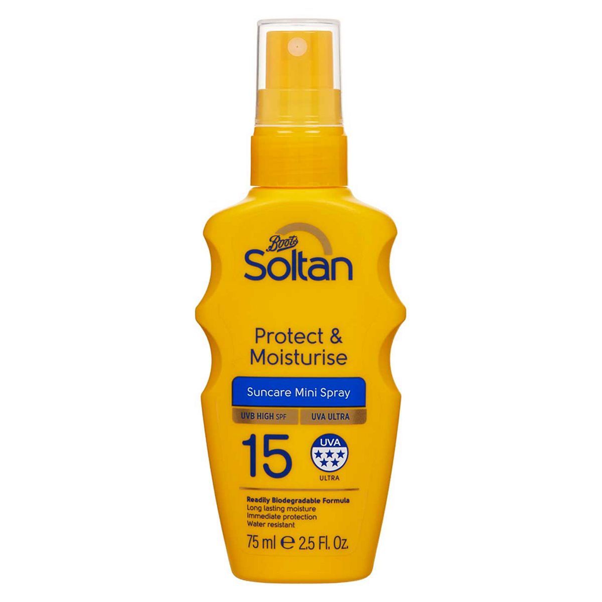 Soltan Mini Protect &amp;amp; Moisturise Spray SPF15 75ml