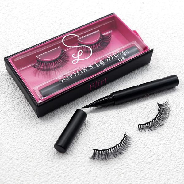 Sophie's Lashes UK Flirt Magnetic Lashes &amp;amp; Black Liner
